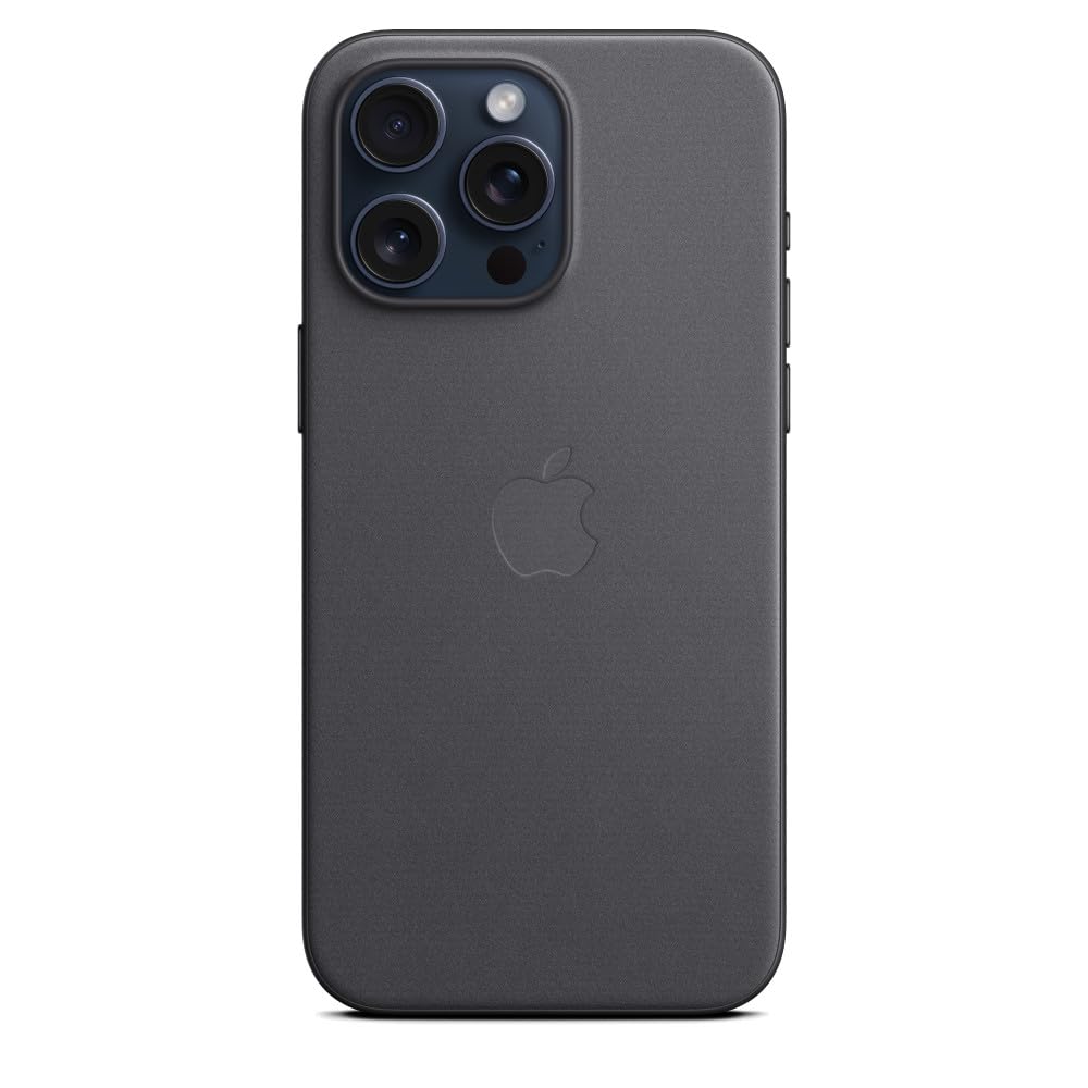 Apple iPhone 15 Pro Max FineWoven Case With Magsafe | Black Apple iPhone 15 Pro Max FineWoven Case With Magsafe | Black
